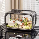 Transparent Luxury Fish Tank Durable Living Room Decoration 6 | PricZone