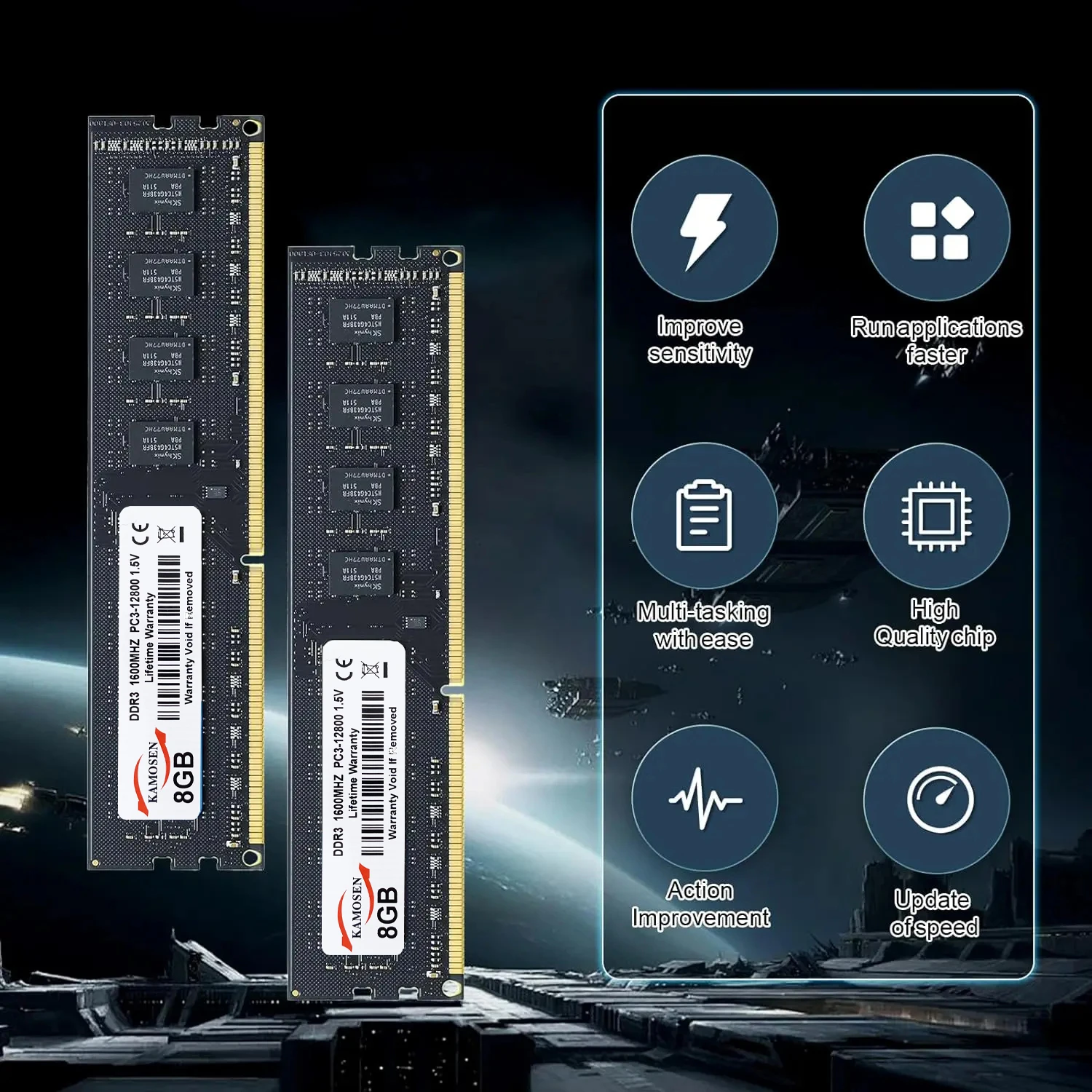 Kamosen Ddr3 Desktop RAM 4Gb 8Gb 16Gb Pc3 1333 1600 1066Mhz 5 | PricZone Kamosen Ddr3 Desktop RAM 4Gb 8Gb 16Gb Pc3 1333 1600 1066Mhz 5 | PricZone