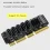 Joniserl Ph56+1U Pcie3.0 M.2 Expansion Card 6Gbps with LED