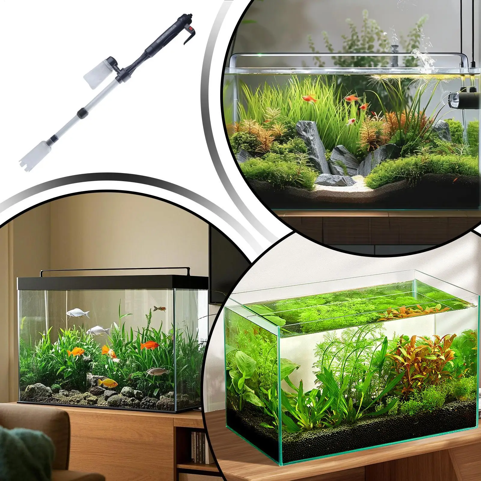 Electric Aquarium Substrate Cleaner USBPowered Cleaning 5 | PricZone Electric Aquarium Substrate Cleaner USB Powered Cleaning 5 | PricZone