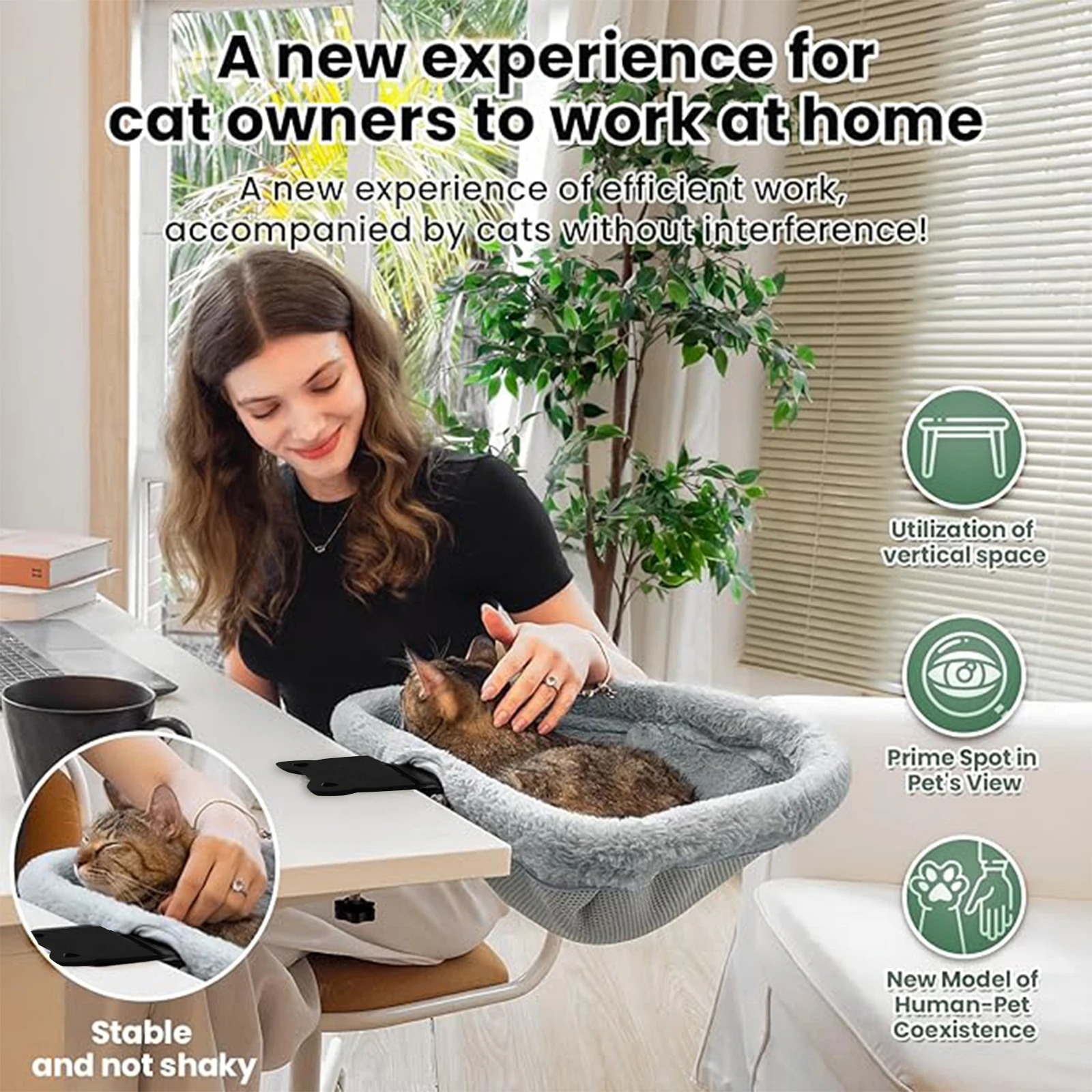 Foldable SemiCircular Cat Desk Bed Space Saving Hammock 5 | PricZone Foldable Semi Circular Cat Desk Bed Space Saving Hammock 5 | PricZone