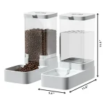 Gravity Pet Feeder and Water Dispenser Set Automatic Dog 4 | PricZone Gravity Pet Feeder and Water Dispenser Set Automatic Dog 4 | PricZone