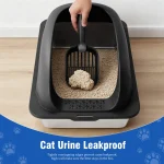 Jhk Stainless 24In Steel Cat Litter Box with Lid Large 2 | PricZone
