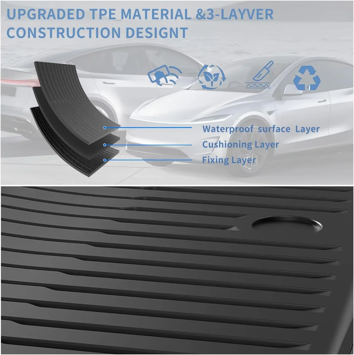 Tesla Model Y Juniper All Weather Floor Mats Set 5 | PricZone Tesla Model Y Juniper All Weather Floor Mats Set 5 | PricZone