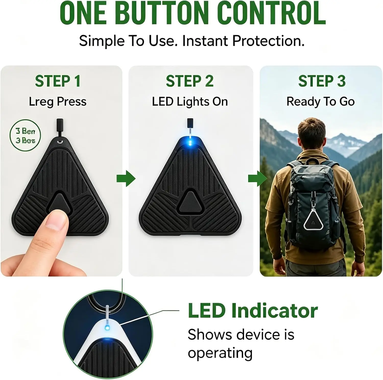 Pulse Tick Repellent Device USB-C Rechargeable Ultrasonic 13