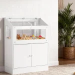 Large Acrylic Small Animal Cage with Storage Cabinet for Pets 2 | PricZone