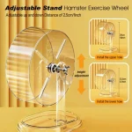 Small Pet Hamster Exercise Wheel Transparent 6 | PricZone