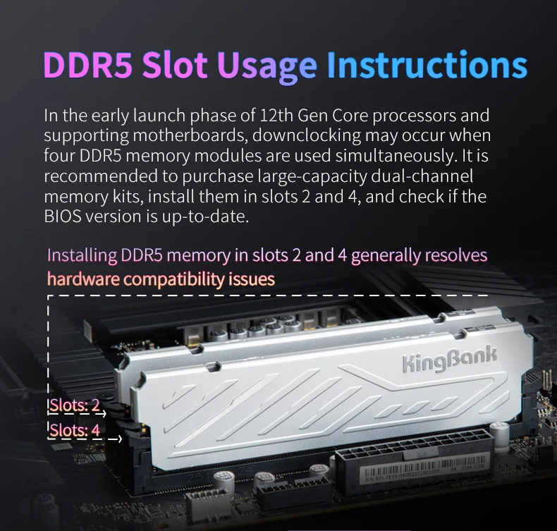 Kingbank Ddr5 RAM 8Gb 16Gb 6000Mhz Desktop Memory 11
