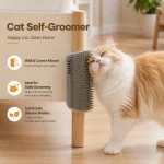 2Pcs Cat Wall Corner Groomer Brush SelfGrooming Massage 4 | PricZone 2Pcs Cat Wall Corner Groomer Brush Self Grooming Massage 4 | PricZone