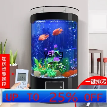 Ltt Semi Round Fish Tank Aquarium Living Room 2 | PricZone