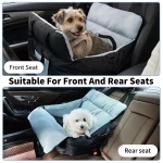 Dog Car Seat Pet Booster Puppy Travel Carrier Bed 8 | PricZone