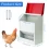 Large Automatic Metal Chicken Feeder Dispenser for Farm