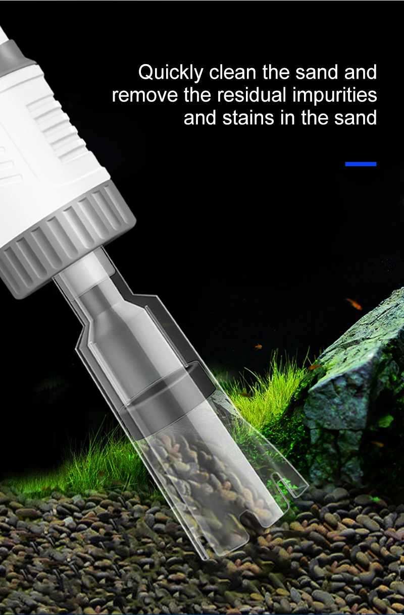 Aquarium Water Change Pump Electric Fish Tank Cleaning Tool 10