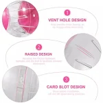 Silent Hamster Wheel for Small Animals Transparent Exercise 3 | PricZone