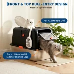 Dog Proof Litter Box Large Stainless Steel Cat with Lid XL 1 | PricZone