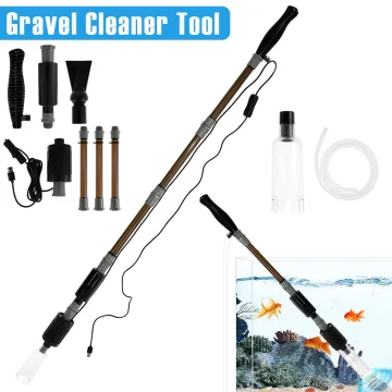 6 In 1 Aquarium Gravel Cleaner Tool Strong Suction Electric 1