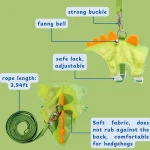 3Pcs Dinosaur Small Pet Set Ferret Hamster Guinea Pig Rat 2 | PricZone