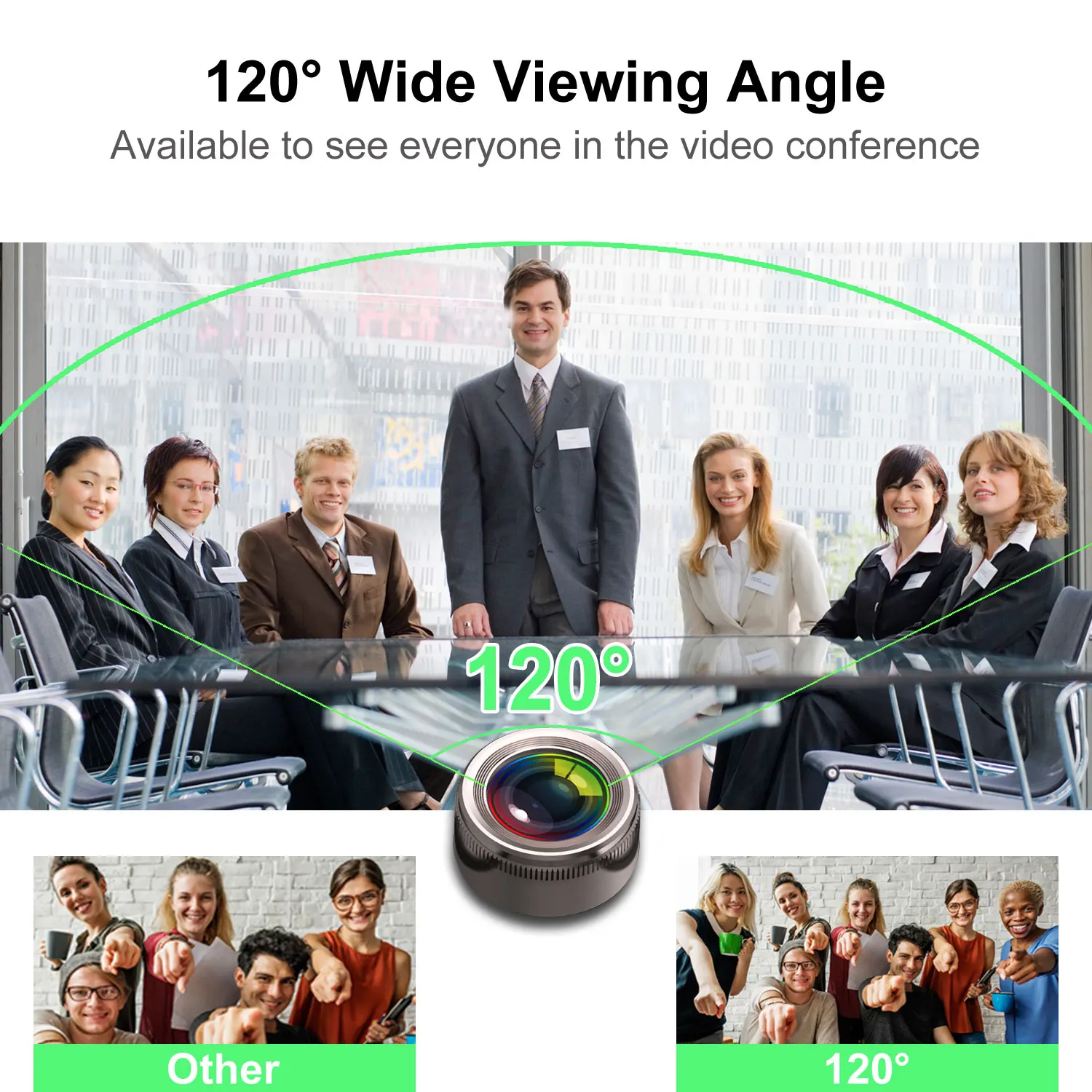 1080P 120° USB Streaming HD Webcam with Microphone 3 | PricZone 1080P 120° USB Streaming HD Webcam with Microphone 3 | PricZone