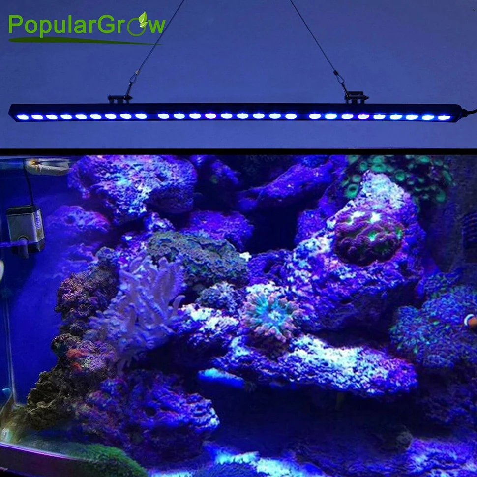 Populargrow 85Cm Light LED Strip Length 81W Aquarium Lamp 8