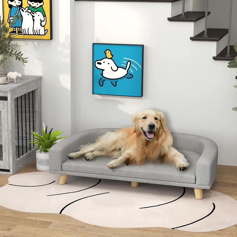 Dog Sofa Couch Pet Bed with Comfortable Luxury Cushion 2 | PricZone Dog Sofa Couch Pet Bed with Comfortable Luxury Cushion 2 | PricZone