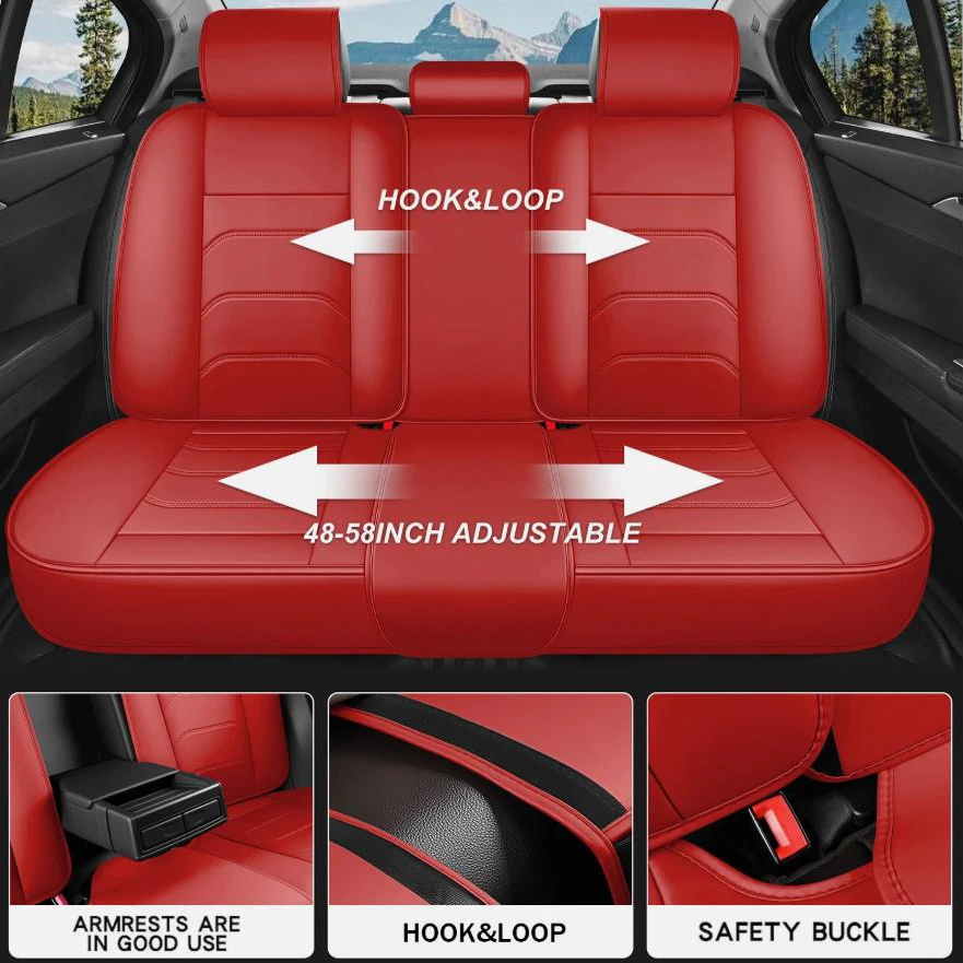 Universal Car Seat Covers Waterproof Leather Protector 4 | PricZone Universal Car Seat Covers Waterproof Leather Protector 4 | PricZone