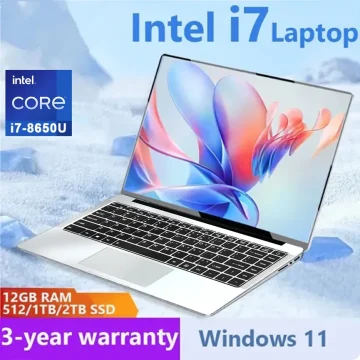 Office I7 Laptop Intel Core I7-8650U Windows 11 Pro 12Gb 1