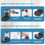 Automatic Dog Water Dispenser Gravity Stainless Steel 5 | PricZone