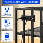 5575 Gallon Ish Tank Stand with Power Outlet Heavy Duty 4 | PricZone 55 75 Gallon Ish Tank Stand with Power Outlet Heavy Duty 4 | PricZone