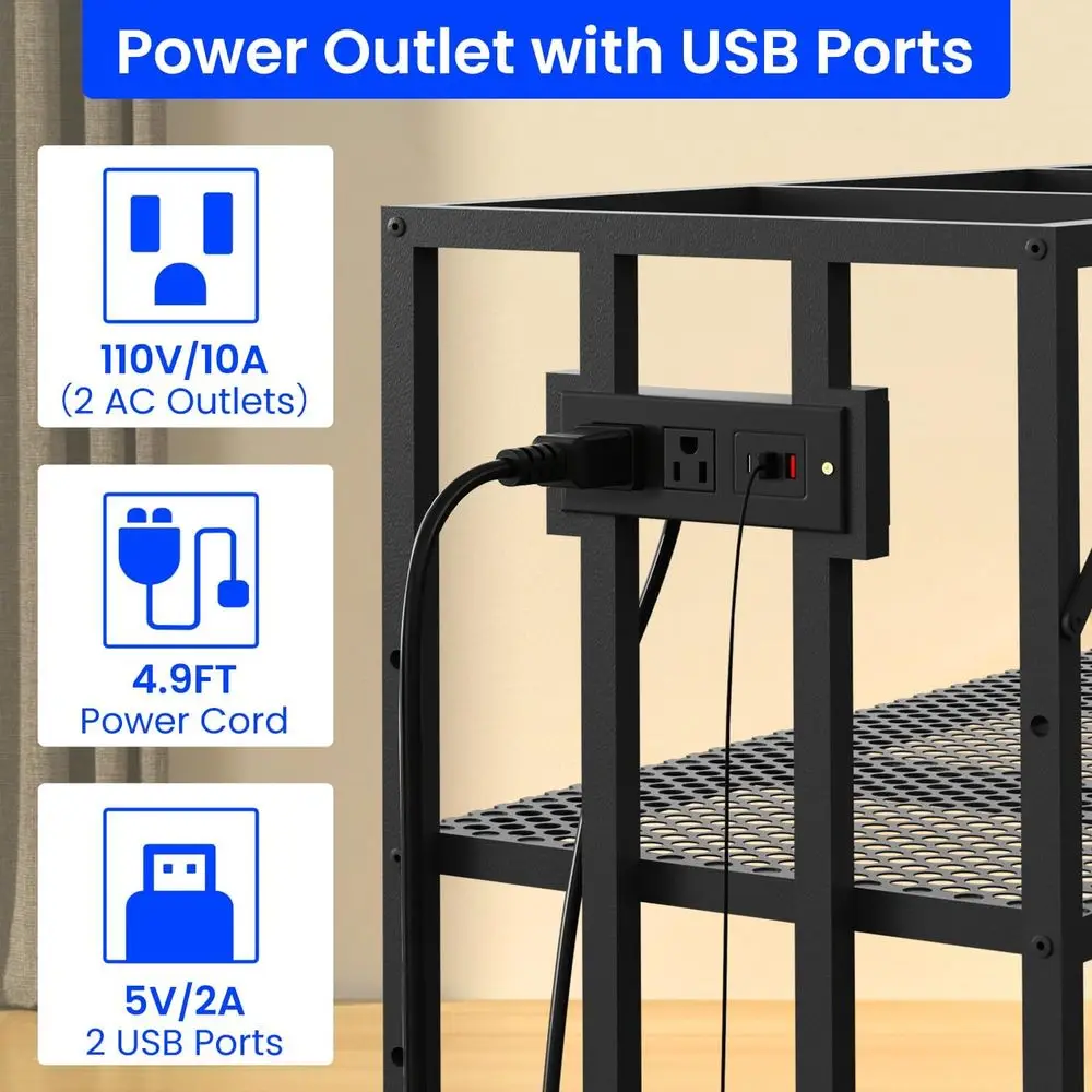 5575 Gallon Ish Tank Stand with Power Outlet Heavy Duty 4 | PricZone 55 75 Gallon Ish Tank Stand with Power Outlet Heavy Duty 4 | PricZone