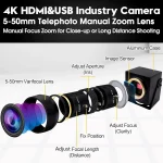 4K USB Camera with Manual Zoom and Variable Focus 5 | PricZone