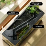 Small Fish Tank Acrylic Clear Desk Aquarium with Filter 3 | PricZone