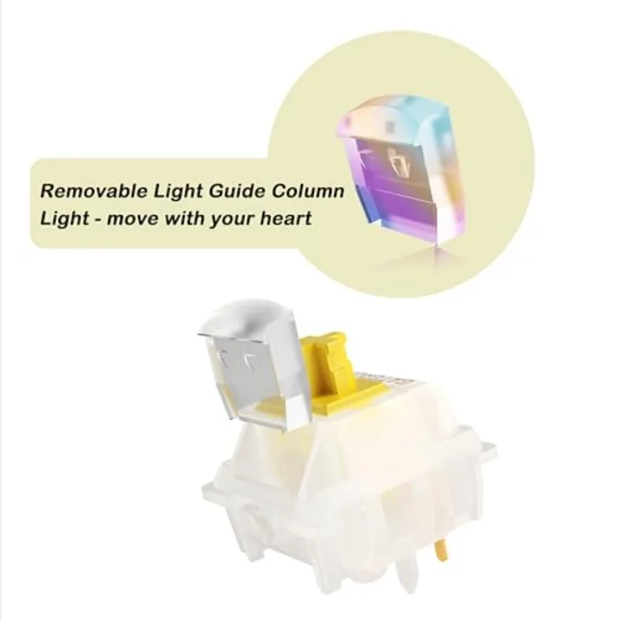 Gateron PreLubed 5Pin Linear Keyboard Switches with Light 3 | PricZone Gateron Pre Lubed 5 Pin Linear Keyboard Switches with Light 3 | PricZone