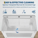 Large Acrylic Small Animal Cage with Storage Cabinet for Pets 5 | PricZone