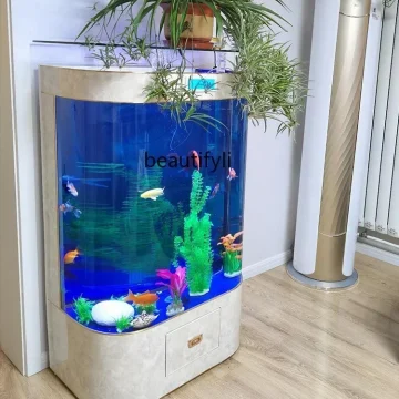 56Home Living Room Floor Glass Change Water Ecological 2