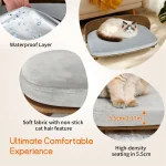 Unique Elevated Pet Sofa Wood Small Dog Couch Bed 8 | PricZone Unique Elevated Pet Sofa Wood Small Dog Couch Bed 8 | PricZone