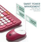 Wireless Keyboard and Mouse Combo with Cleaning Brush 3 | PricZone Wireless Keyboard and Mouse Combo with Cleaning Brush 3 | PricZone