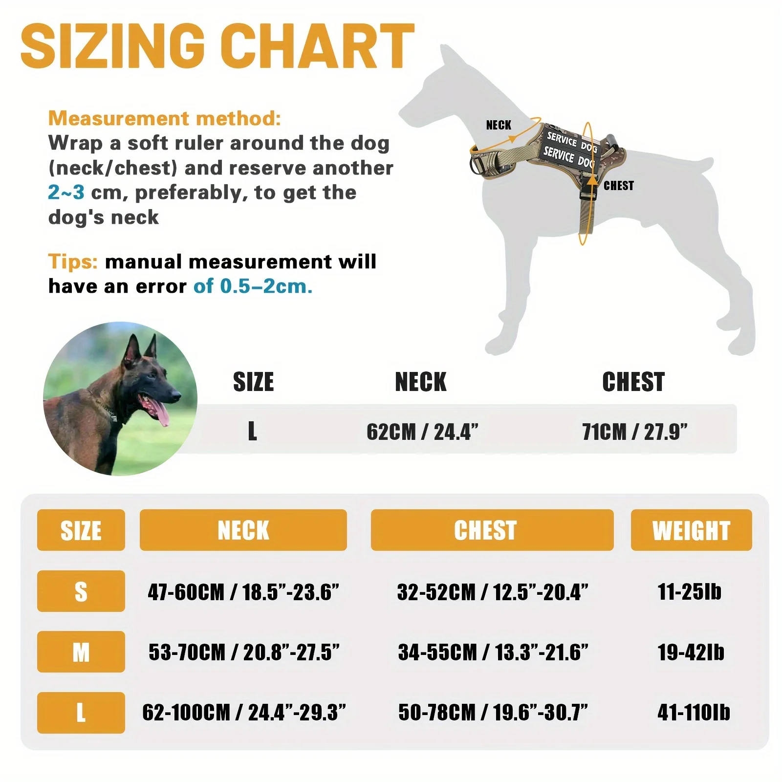 Adjustable Tactical Service Dog Harness with Handle 7 | PricZone Adjustable Tactical Service Dog Harness with Handle 7 | PricZone