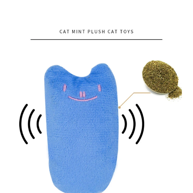 Funny Plush Catnip Cat Toy Interactive Squeaky Chewing 3 | PricZone Funny Plush Catnip Cat Toy Interactive Squeaky Chewing 3 | PricZone