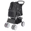 4-Wheel Foldable Pet Dog Cat Jogger Stroller Travel Carrier