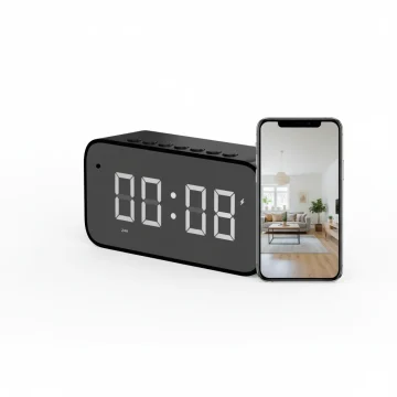 4K Ultra HD WiFi Alarm Clock Camera with Bluetooth Speaker 1 | PricZone