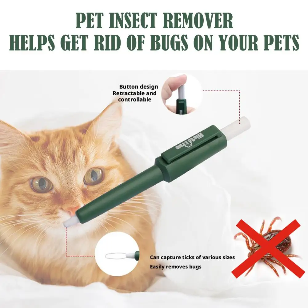 Pet Bug Catcher Grooming Tool Tick Clamp Flea Removal Dog 18