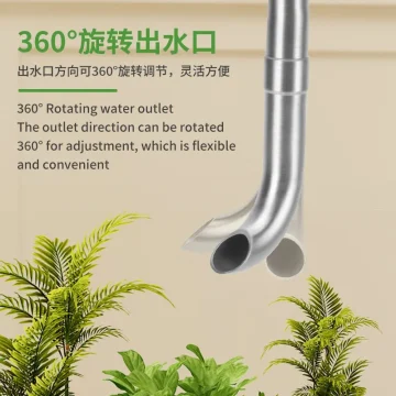 Zrdr Fish Tank Filter Tube Aquarium External 304 Stainless 2