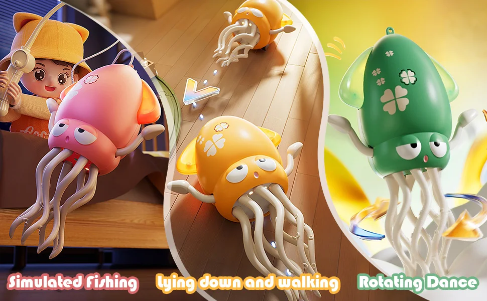 Dancing Squid Octopus Kid Electronic Pet Dancer Children 16