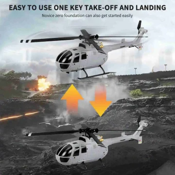 Axis Gyro Stabilization RC Helicopter Plane Single 2