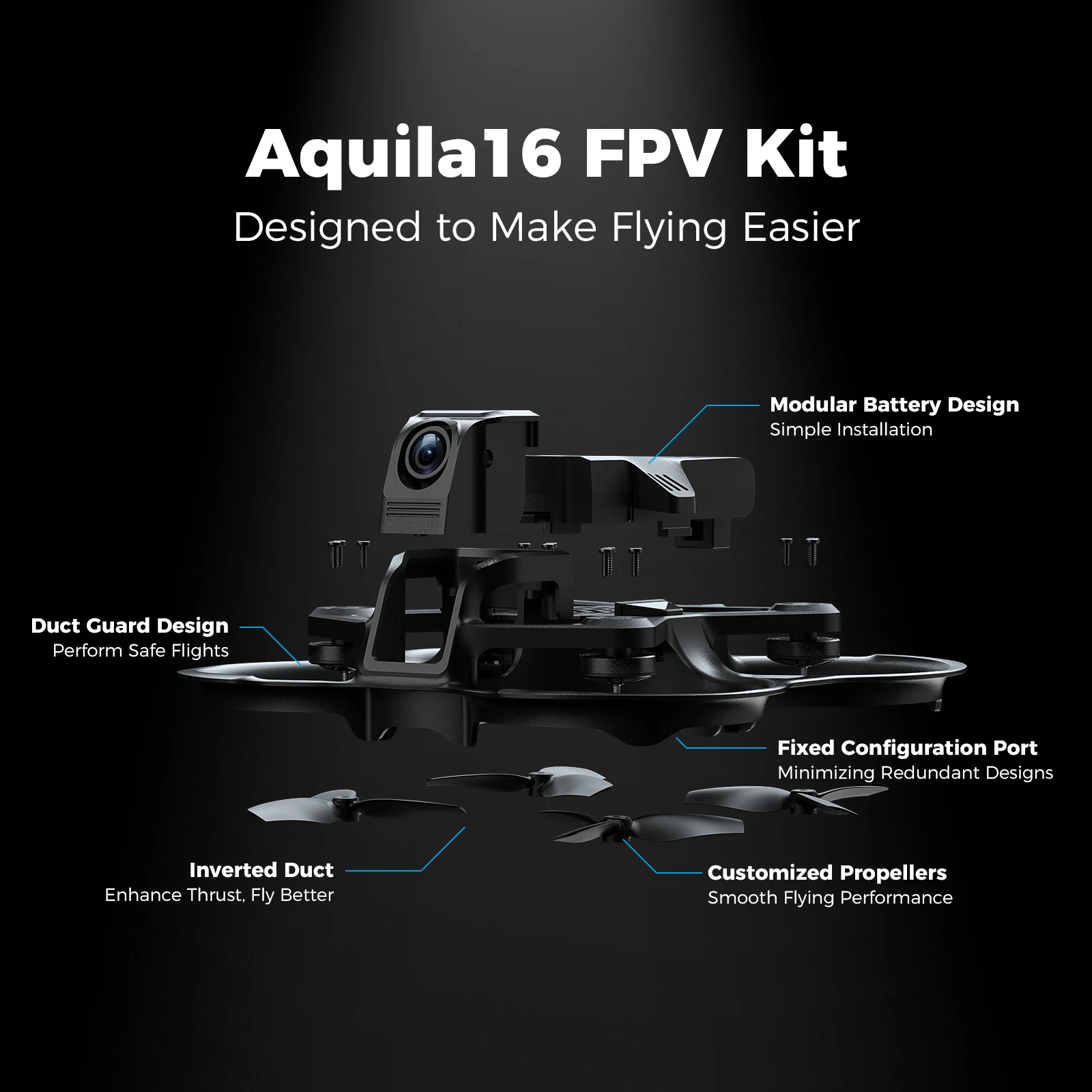 Betafpv Aquila16 Brushless Racing Drone FPV Kit 4 | PricZone Betafpv Aquila16 Brushless Racing Drone FPV Kit 4 | PricZone