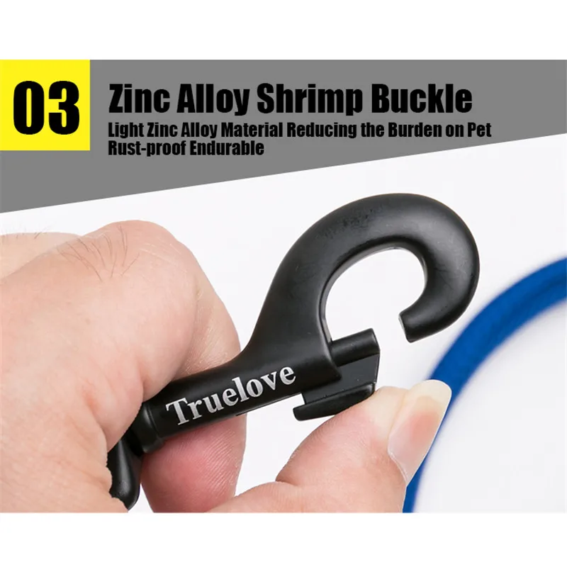 Truelove Soft Pet Leash Reflective Nylon Mesh Padded Puppy 5 | PricZone Truelove Soft Pet Leash Reflective Nylon Mesh Padded Puppy 5 | PricZone