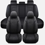 Complete Car Seat Cover Accessories Set for Dodge Leather 3 | PricZone