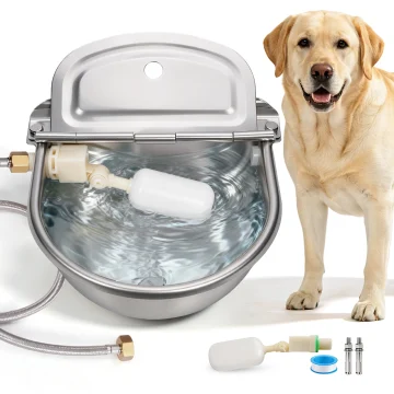 Stainless Steel Cow Dog Water Dispenser with Float Ball 1 | PricZone