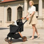 Foldable Dog Stroller for Medium Small Dogs Cats Up To 55 1 | PricZone Foldable Dog Stroller for Medium Small Dogs Cats Up To 55 1 | PricZone