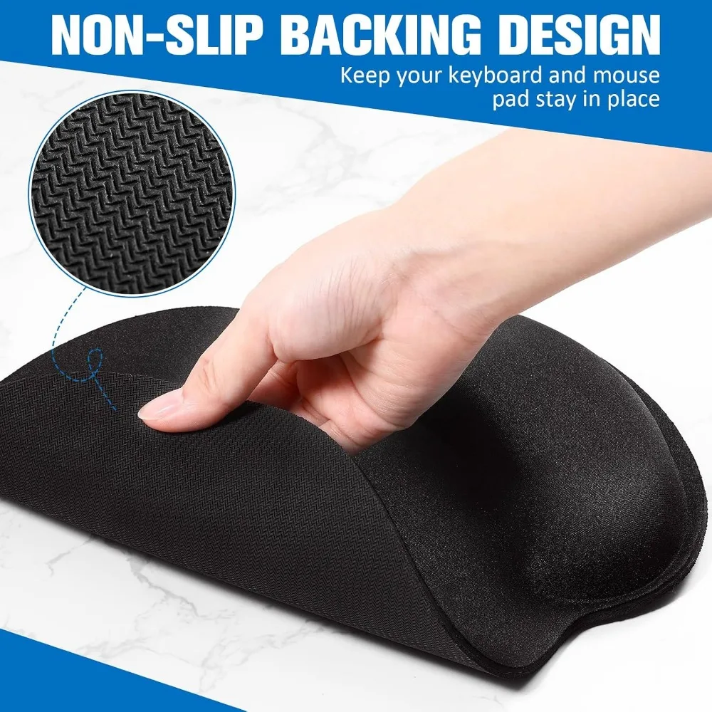 Ergonomic Mouse Pad and Keyboard Set with Wrist Support 4 | PricZone Ergonomic Mouse Pad and Keyboard Set with Wrist Support 4 | PricZone